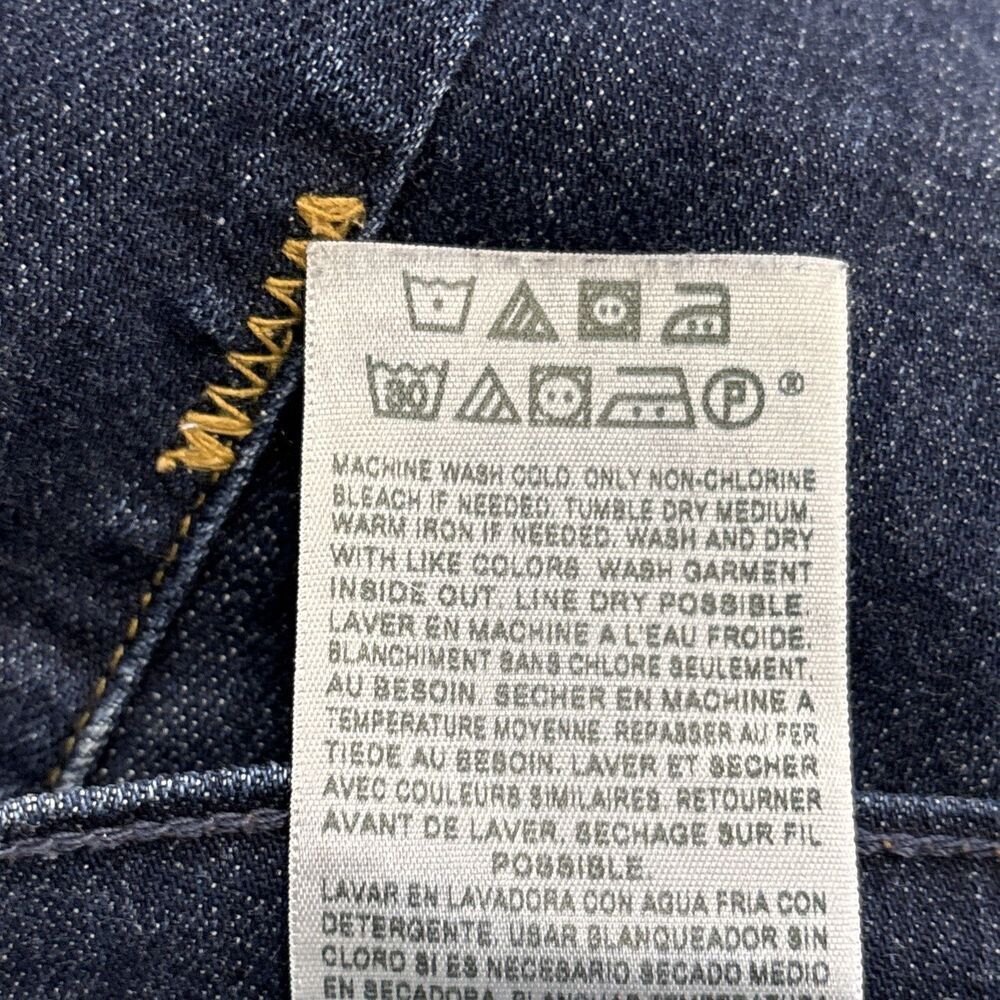Levi’s 515 Bootcut Jeans Womens 12L Mid Rise Blue Stretch Denim Western Pockets - Picture 12 of 14